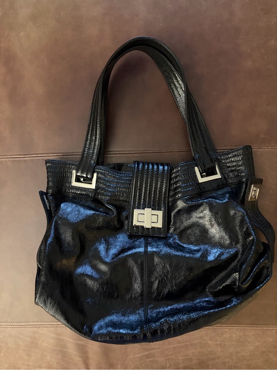 Kooba Handbags - Y2K Kooba "Natasha" Patent Leather Tote/Shoulder Bag